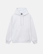 BACK HOOD APPLIQUE WHITE HOODIE,