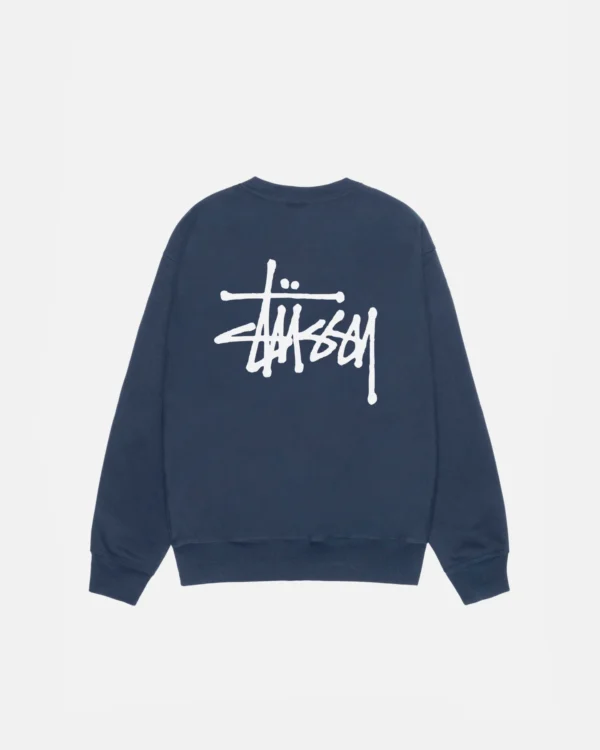 BASIC STÜSSY CREW BLUE