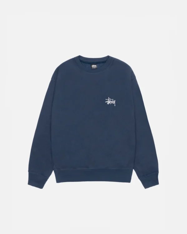 BASIC STÜSSY CREW BLUE