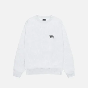 BASIC STÜSSY CREW WHITE