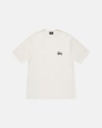 BASIC STÜSSY TEE PIGMENT DYED WHITE