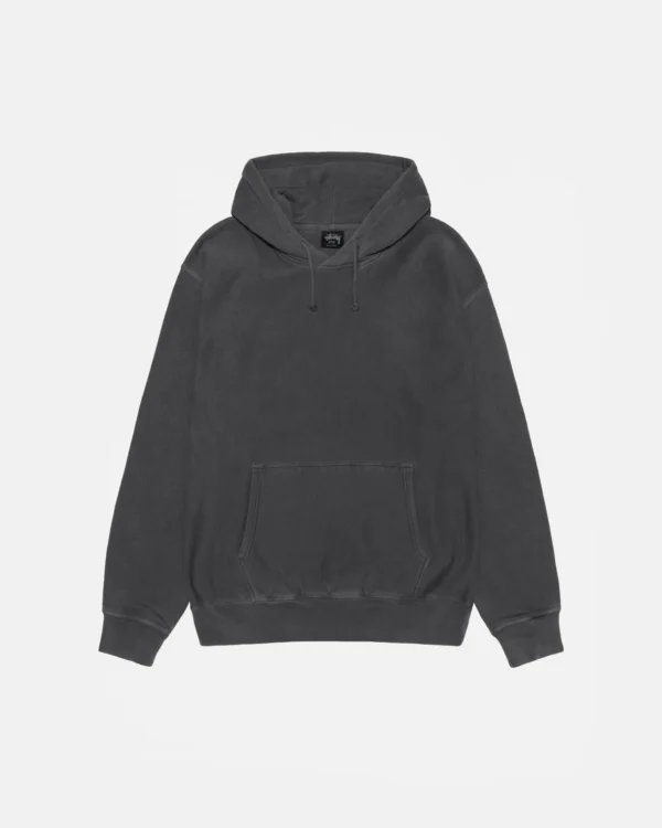 BUANA HOODIE PIGMENT DYED BLACK