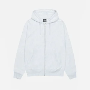 BUANA STOCK ZIP HOODIE WHITE