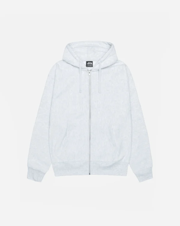 BUANA STOCK ZIP HOODIE WHITE