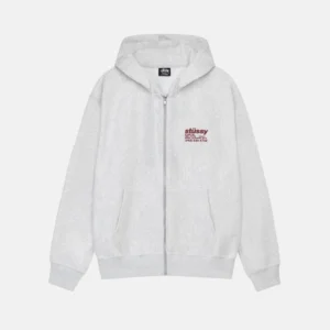 DNA ZIP WHITE HOODIE