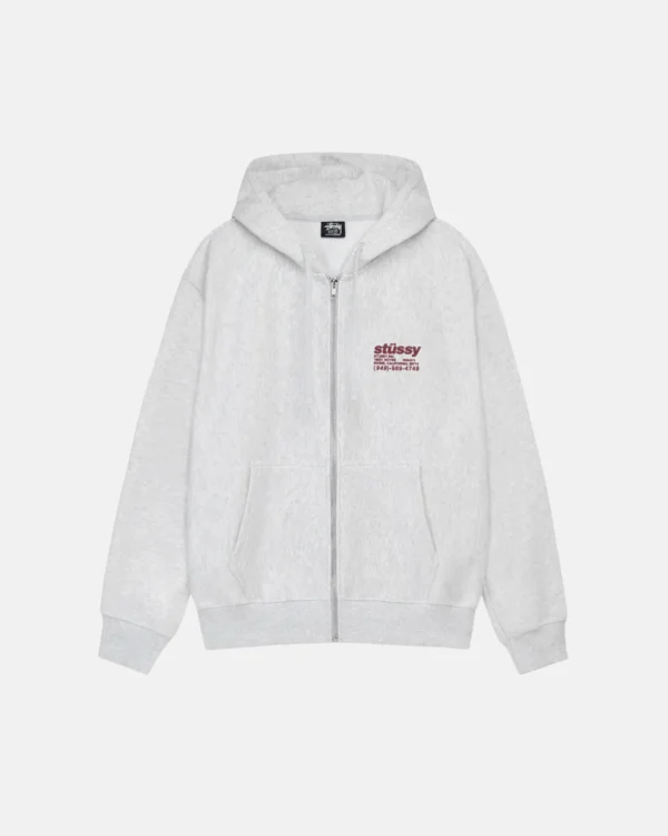 DNA ZIP WHITE HOODIE