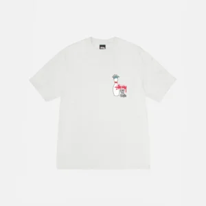 KINGPIN TEE PIGMENT DYED WHITE