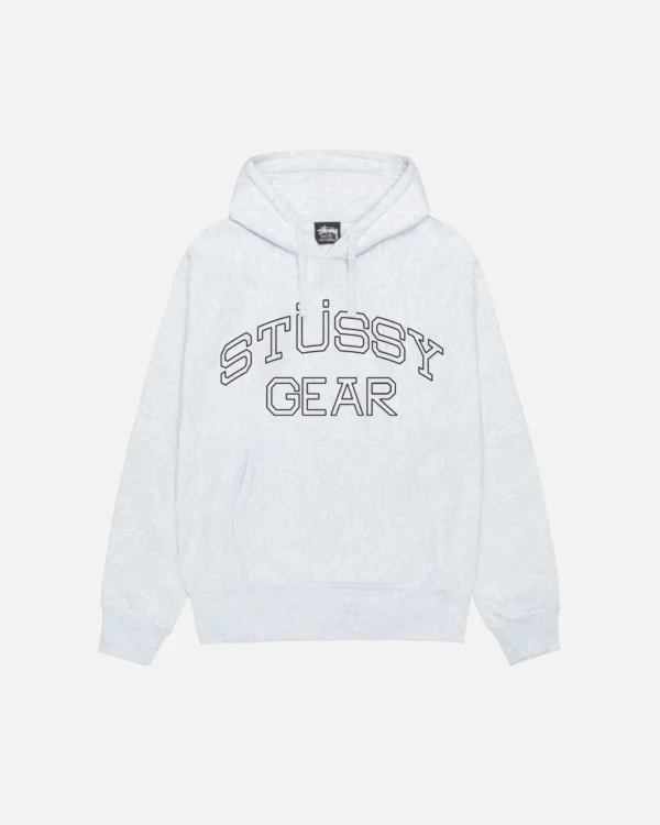 STÜSSY GEAR WHITE HOODIE