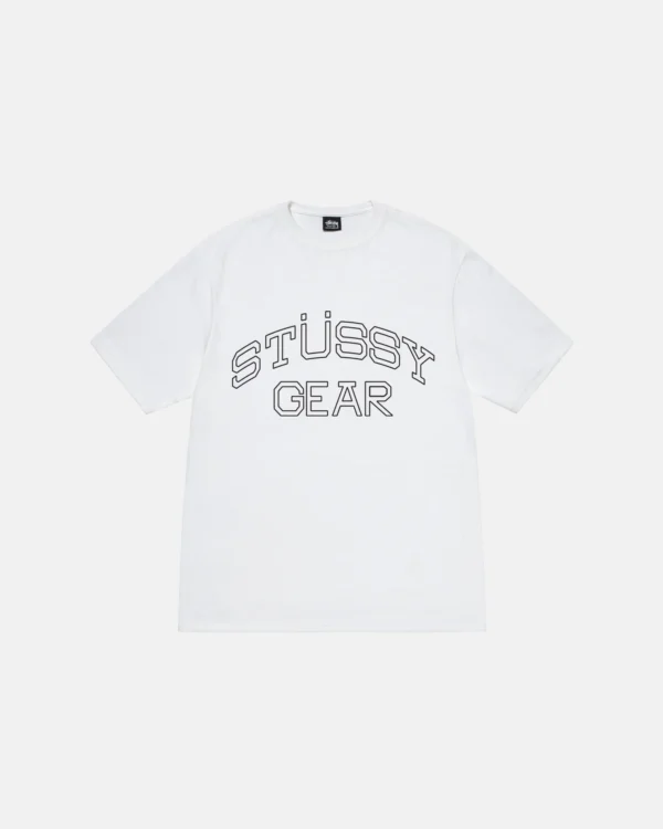 STÜSSY GEAR WHITE TEE