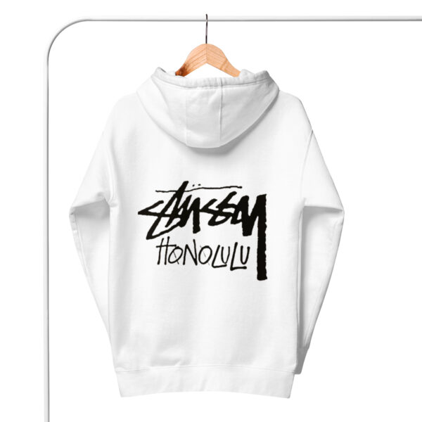 STUSSY HONOLULU HOODIE WHITE