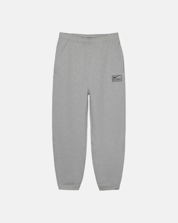 STUSSY NIKE STONE WASHED FLEECE PANT GREY