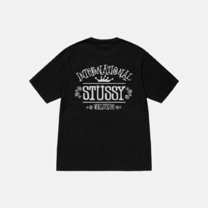 WORLDWIDE TEE PIGMENT DYED BLACK