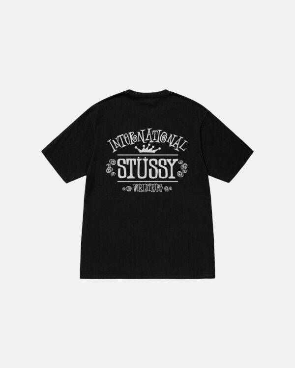 WORLDWIDE TEE PIGMENT DYED BLACK