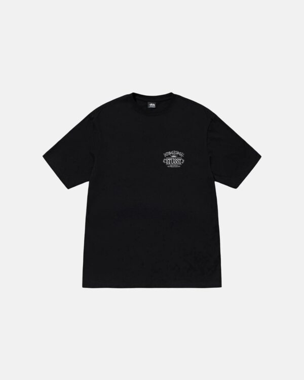 WORLDWIDE TEE PIGMENT DYED BLACK