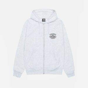 WORLDWIDE ZIP HOODIE WHITE