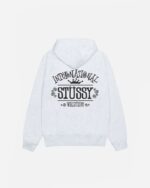 WORLDWIDE ZIP HOODIE WHITE