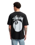 Stussy 8 Ball Pigment Dyed Tee Black