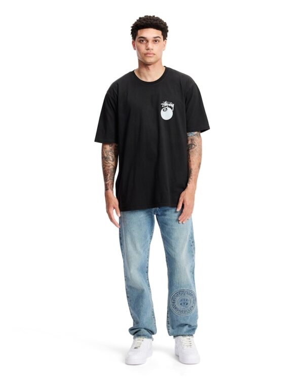 Stussy 8 Ball Pigment Dyed Tee Black