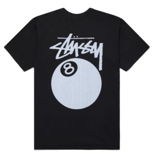 Stussy 8 Ball Pigment Dyed Tee Black