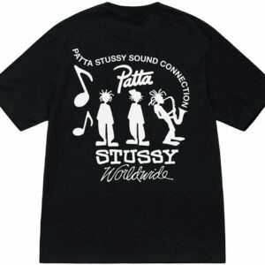 Stussy x Patta Sound Connection Tee (Black)