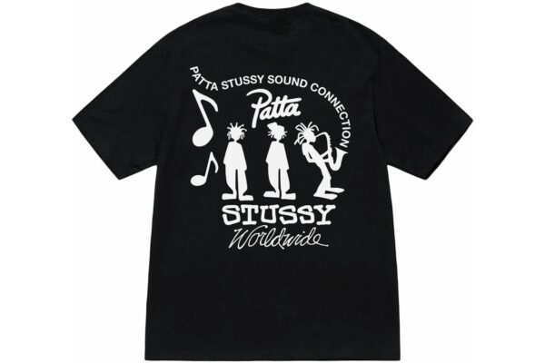 Stussy x Patta Sound Connection Tee (Black)