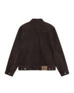 STUSSY ZIP WORK JACKET DENIM – BROWN